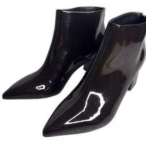 VHNY Elegant Black Patton Ankle Boots